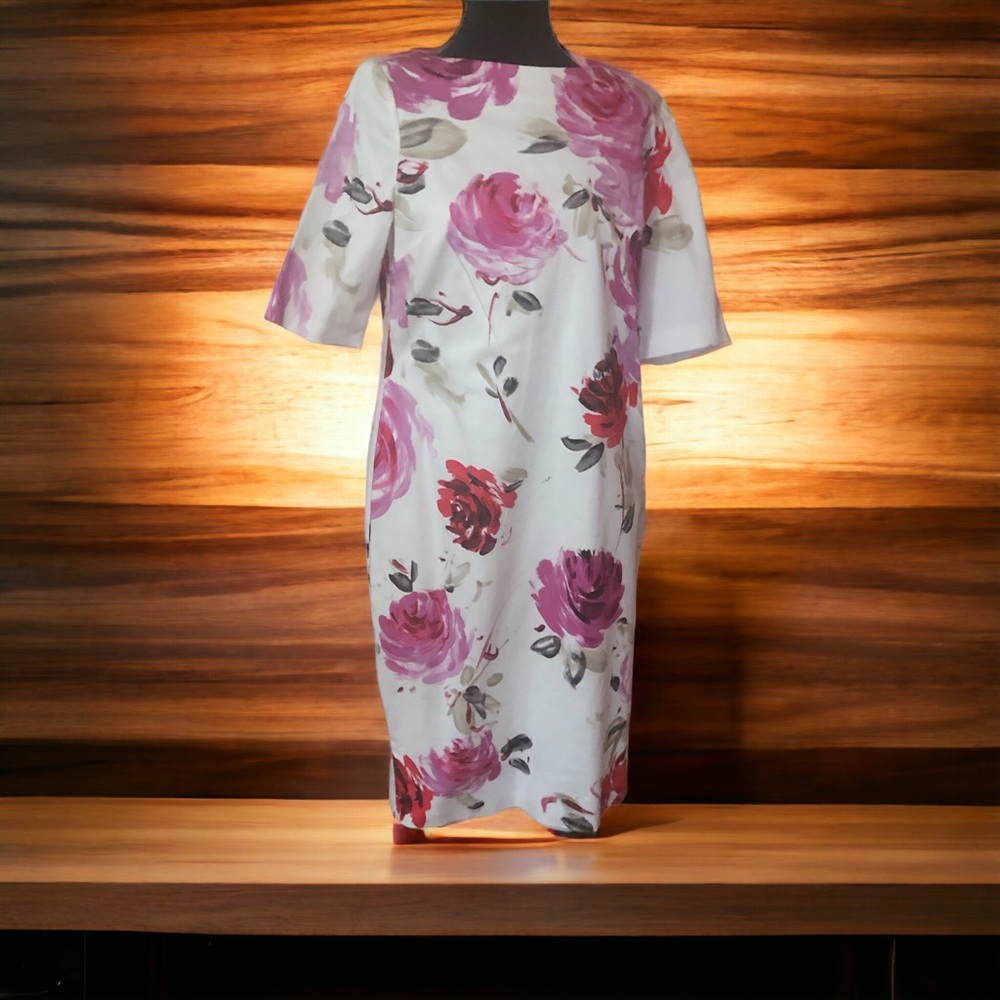 Lela Rose size 12 Claire Boatneck Dress.